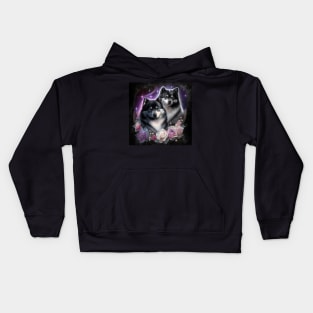 Finnish Lapphund Duo Kids Hoodie